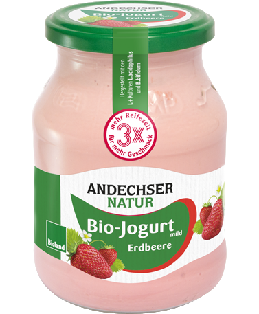 Andechser Yaourt fraises bio 500g